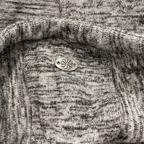 ATHLETA M Gray Batwing & Robin Full Zip Track Jacket Hoodie Athleisure Outdoor - Picture 8 of 16